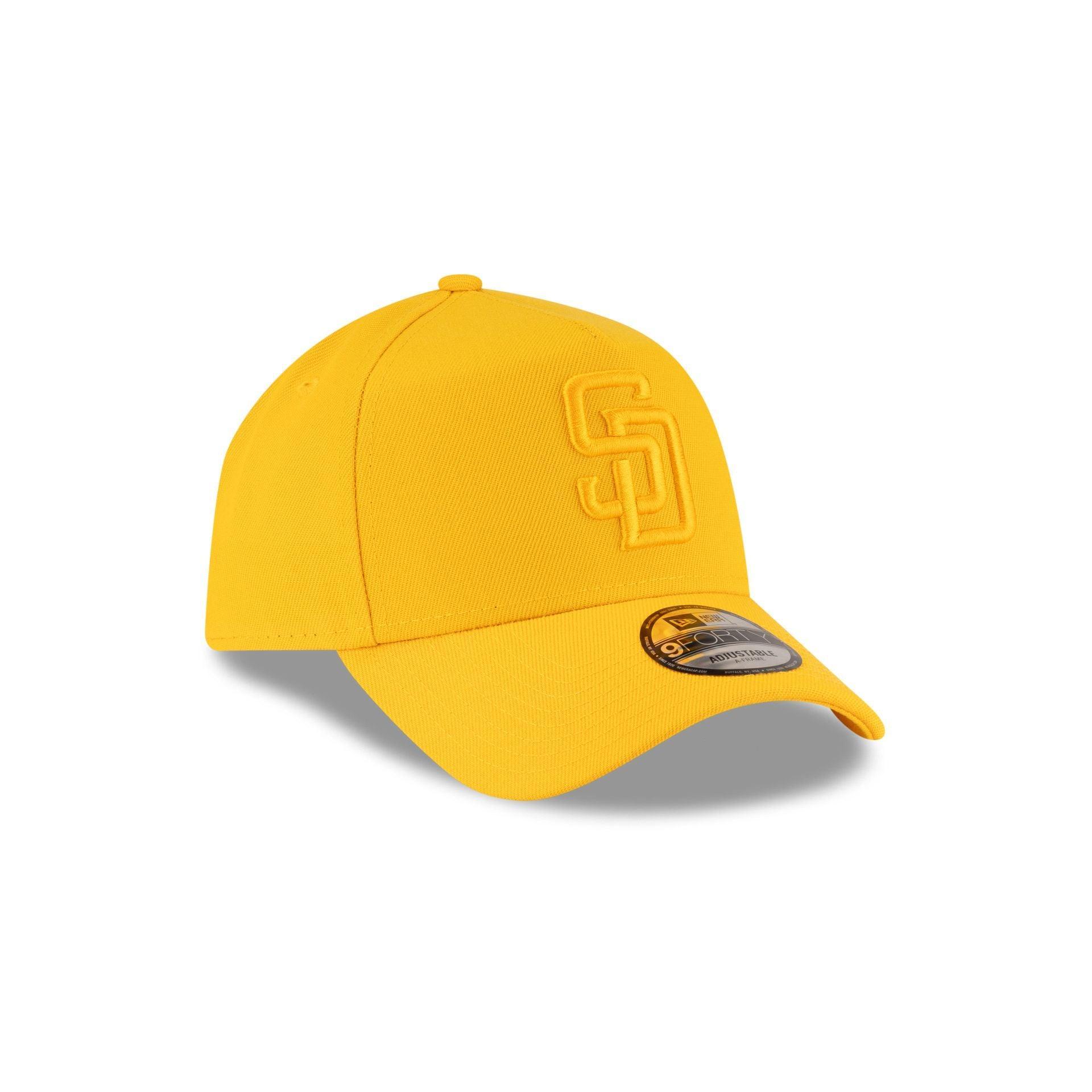 San Diego Padres Gold 9FORTY A-Frame Snapback Hat Male Product Image
