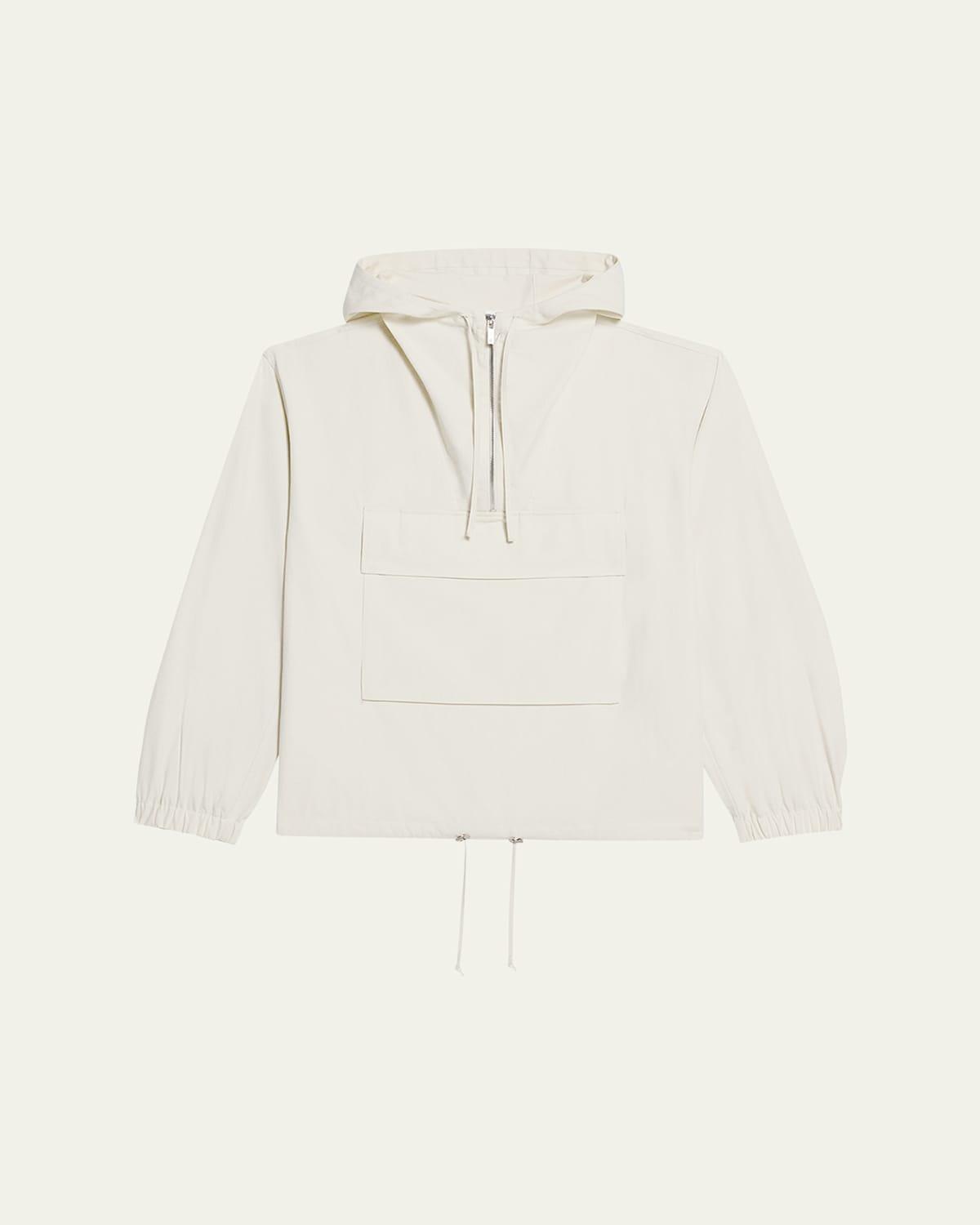 Mens Half-Zip Hooded Pullover Product Image