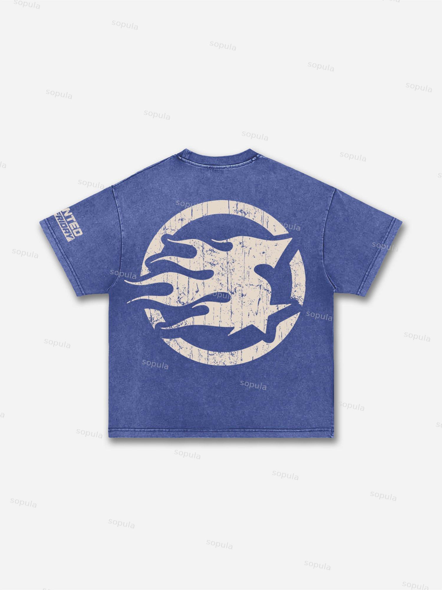 Good Friday Vintage Jesus Graphic Washed T-shirt Product Image