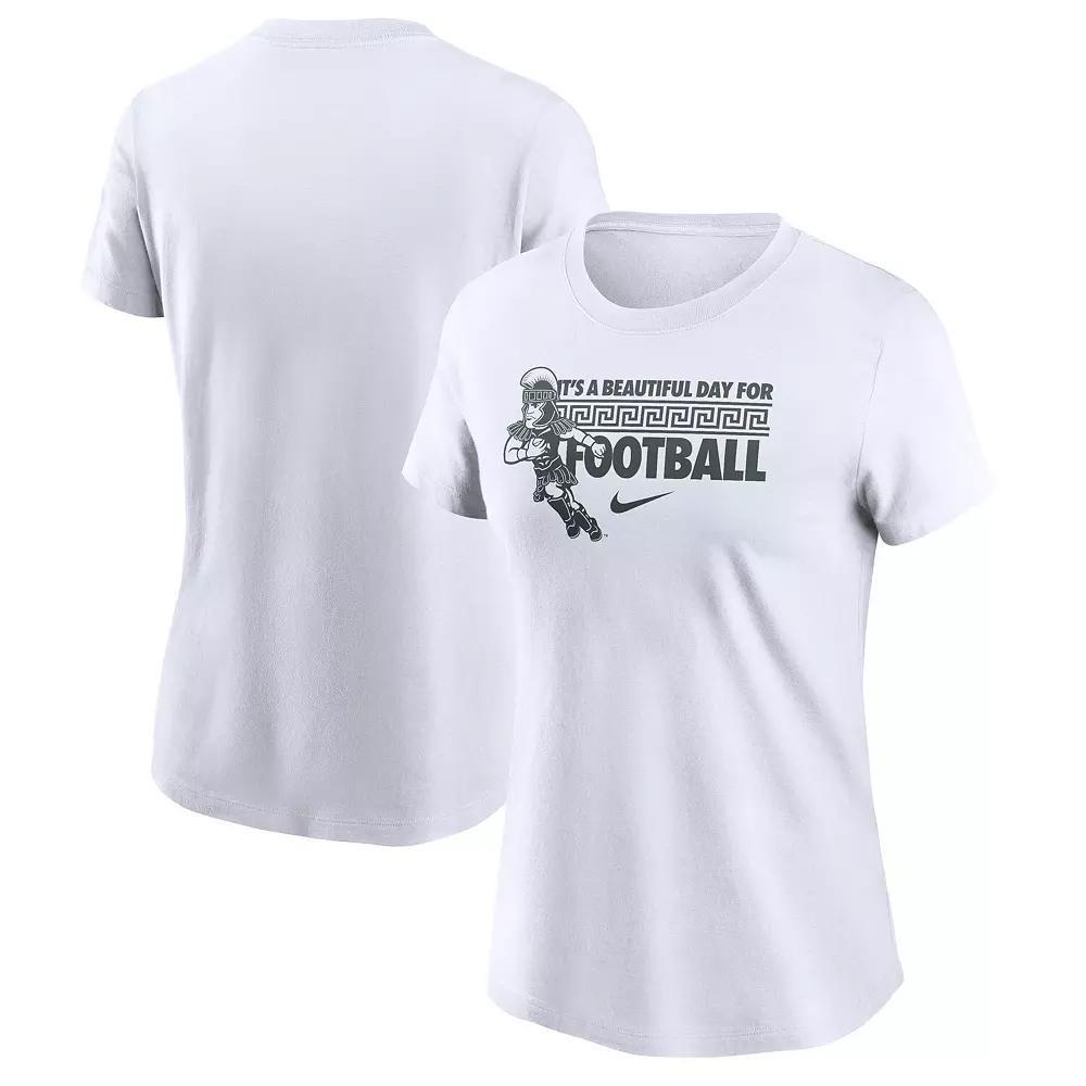 Women's Nike  White Michigan State Spartans Fan T-Shirt, Size: XXL Product Image