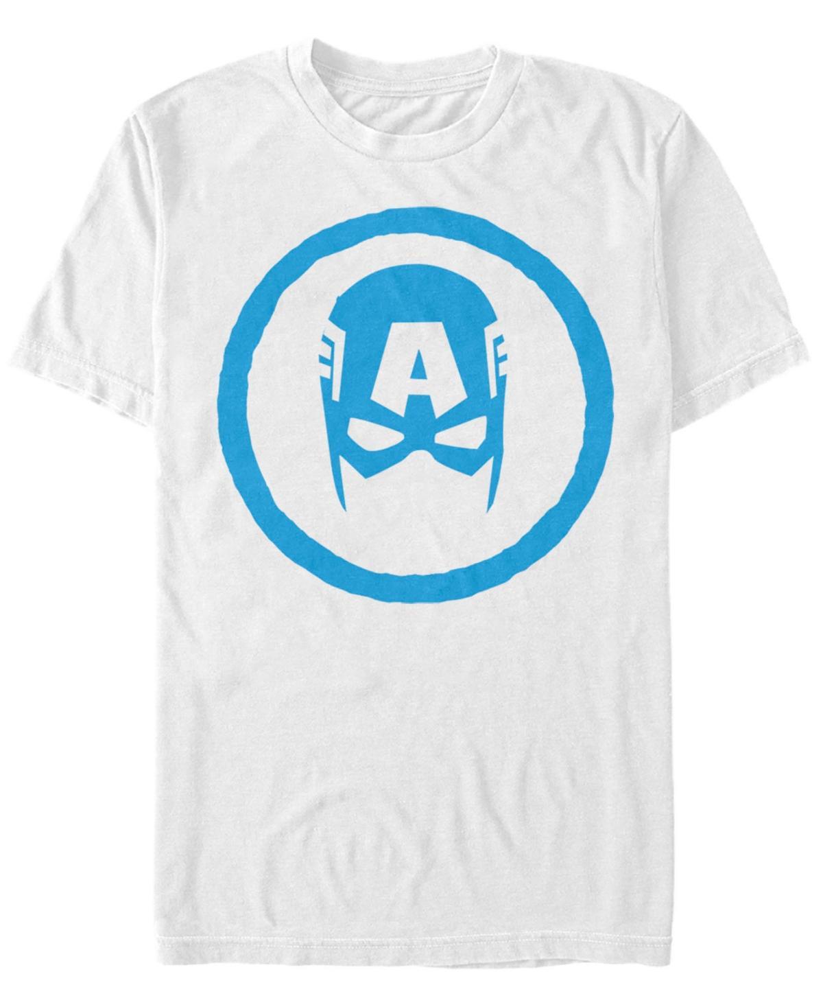 Men's Captain America  Tee, Size: Large, White Product Image