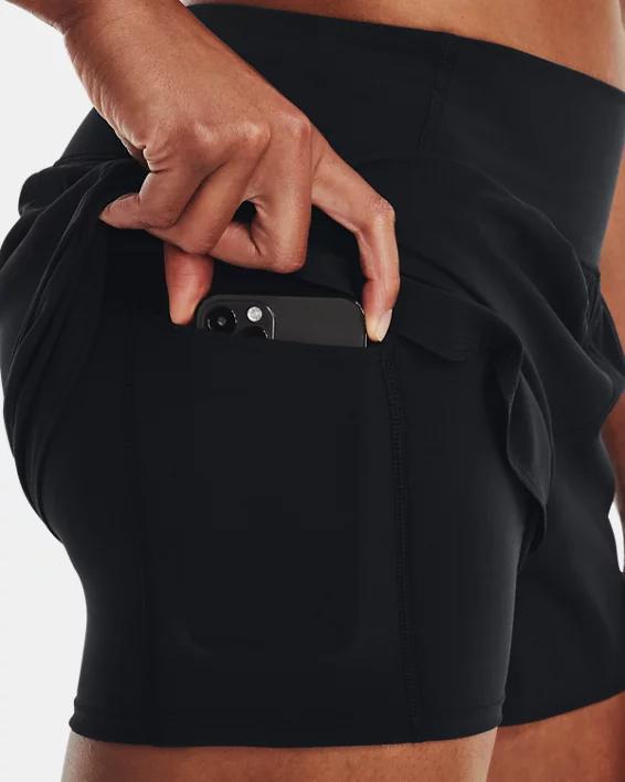 Women's Under Armour Vanish 2-in-1 Shorts, Size: Small, Black Product Image