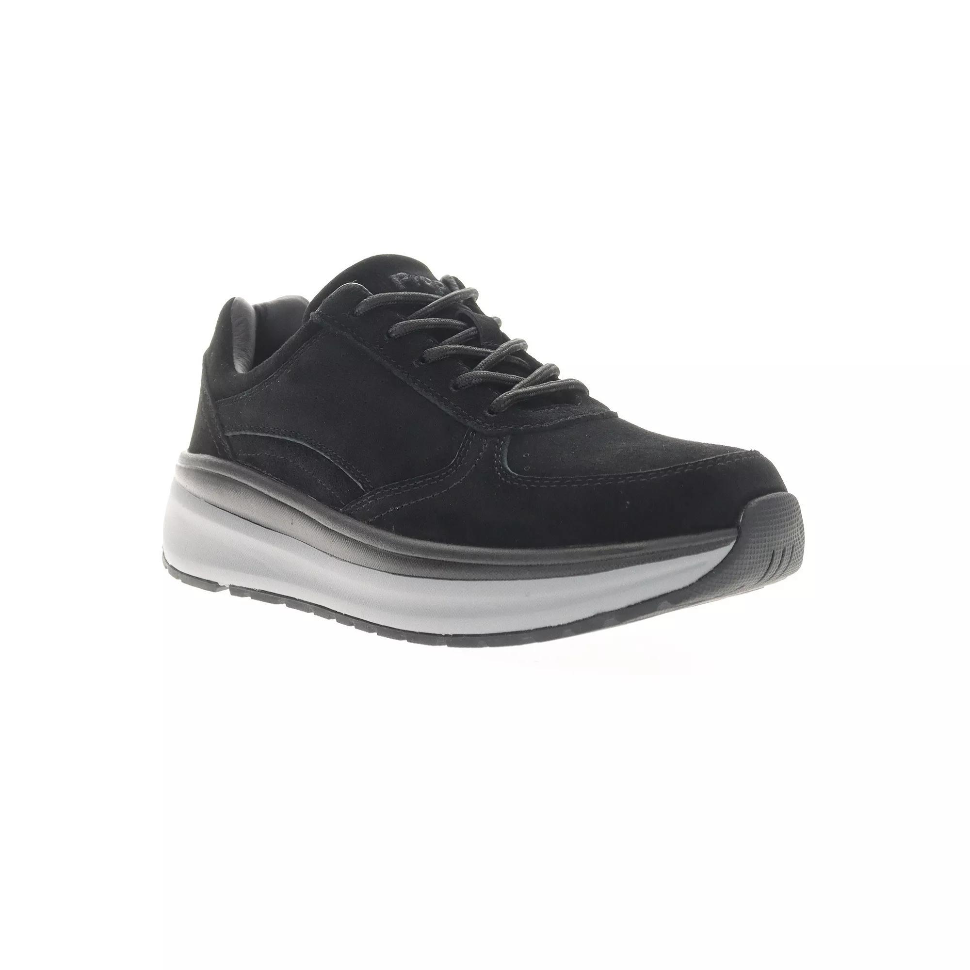 Propet Ultima Women's Leather Sneakers, Size: 9.5 Wide, Black Suede Product Image