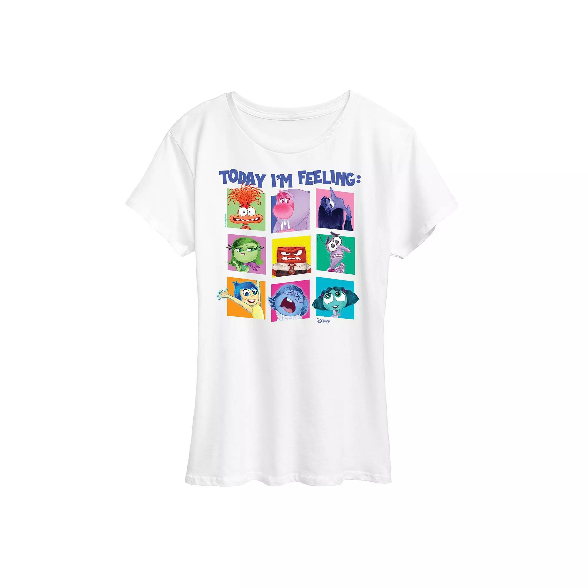 Disney / Pixars Inside Out 2 Womens Today Im Feeling Graphic Tee Product Image