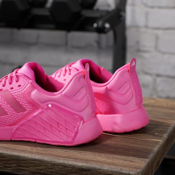 adidas Dropset 3 strength training shoes Lucid Pink 5 Womens Product Image