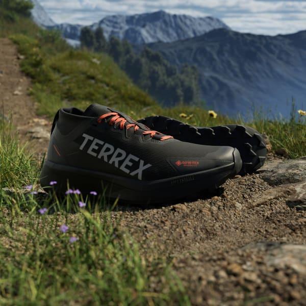 adidas Terrex Agravic GORE-TEX Trail Running Shoes Core Black 7.5 Mens Product Image