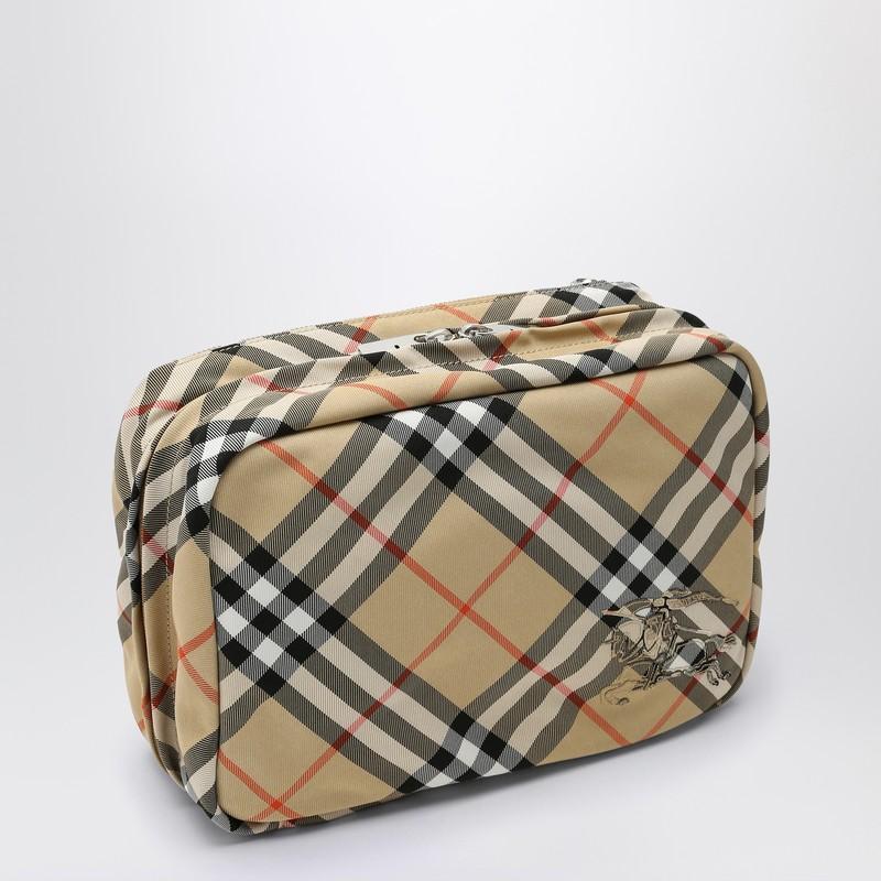 BURBERRY Check Travel Pouch Product Image