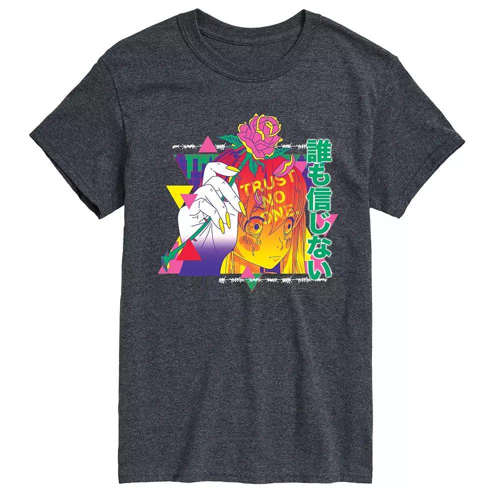 Mens Anime Trust No One Tee Product Image