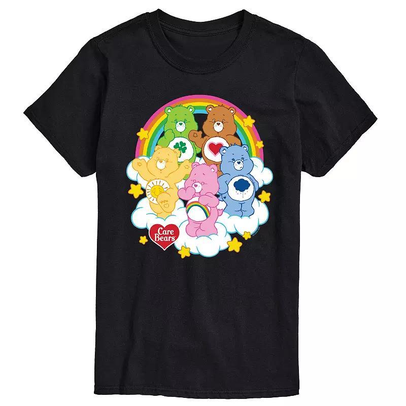 Mens Care Bears Group On Cloud Graphic Tee Product Image