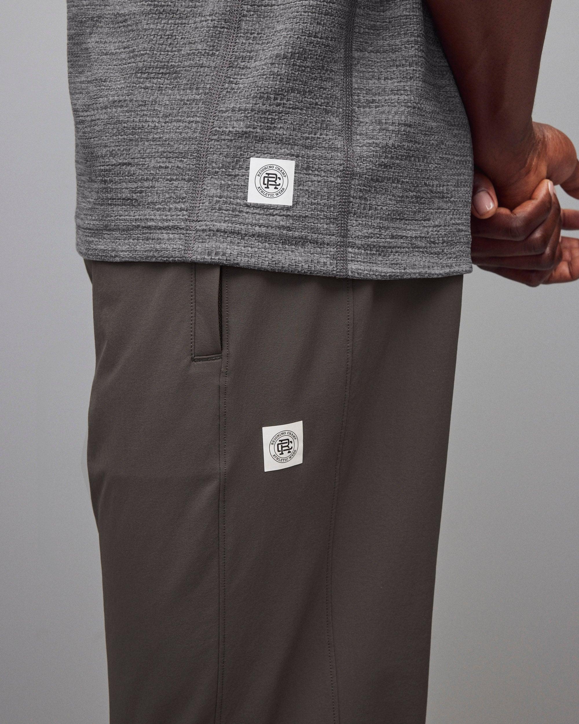 Slim Fit Washed Cotton Blend Chinos in Sage Product Image