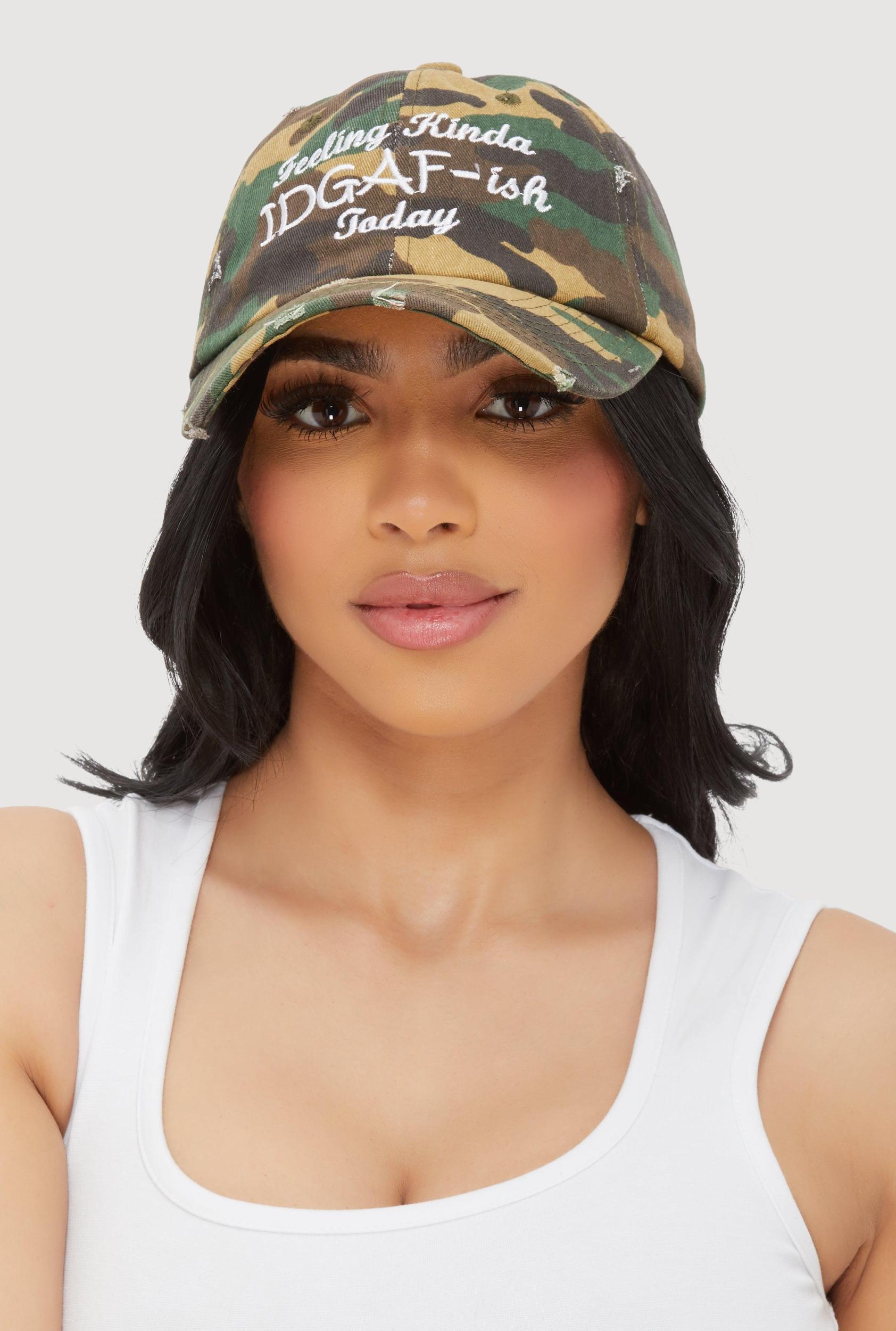 Feeling Kinda Graphic Baseball Cap Female Product Image