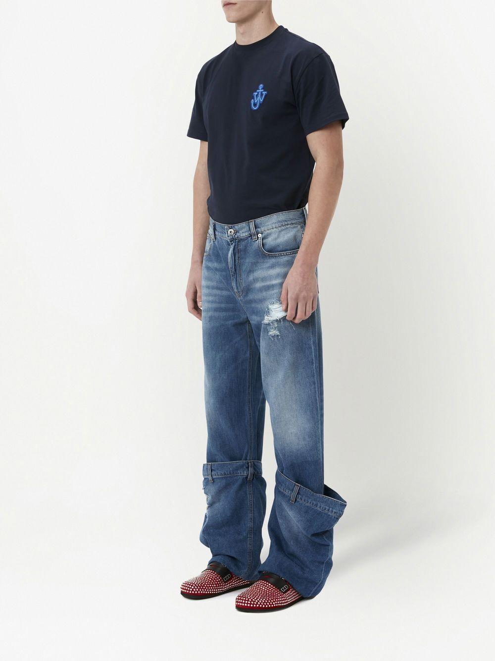 distressed Bucket jeans Product Image