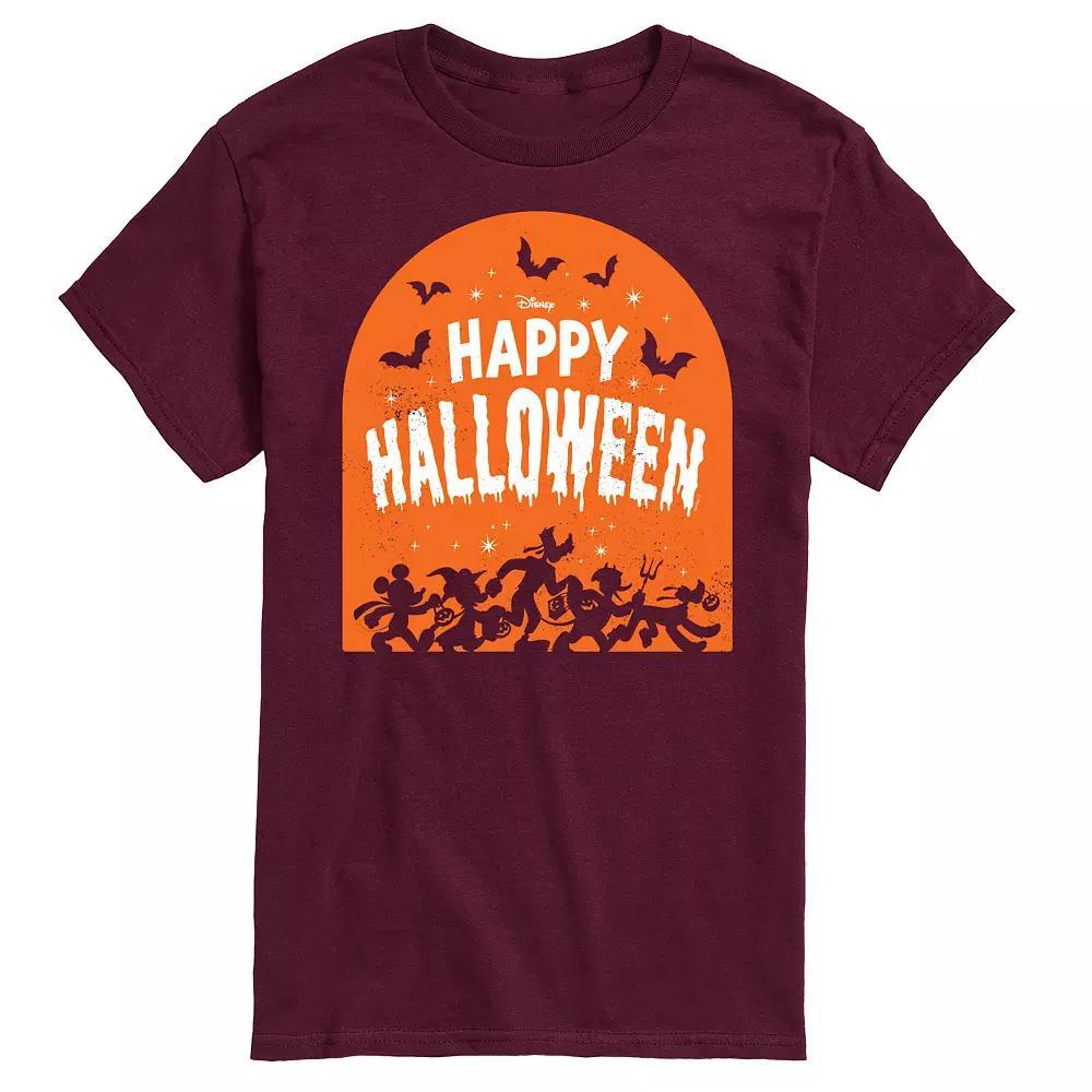 Disney's Mickey Mouse & Friends Men's Happy Halloween Group Graphic Tee, Size: XL, Black Product Image