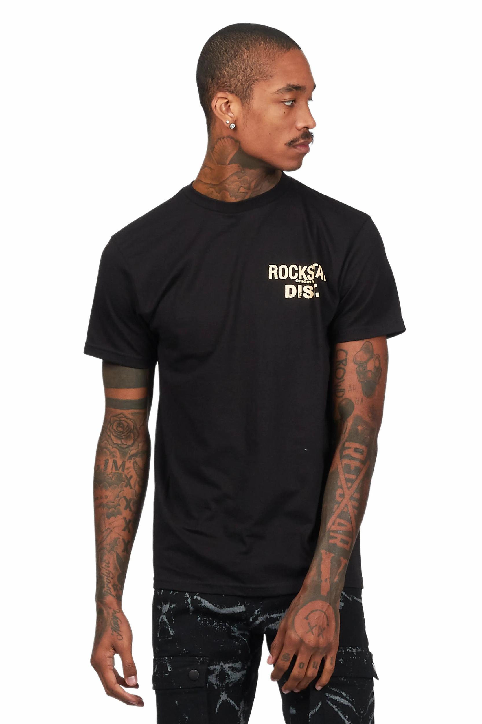 Lake Black/Beige Graphic T-Shirt Male Product Image
