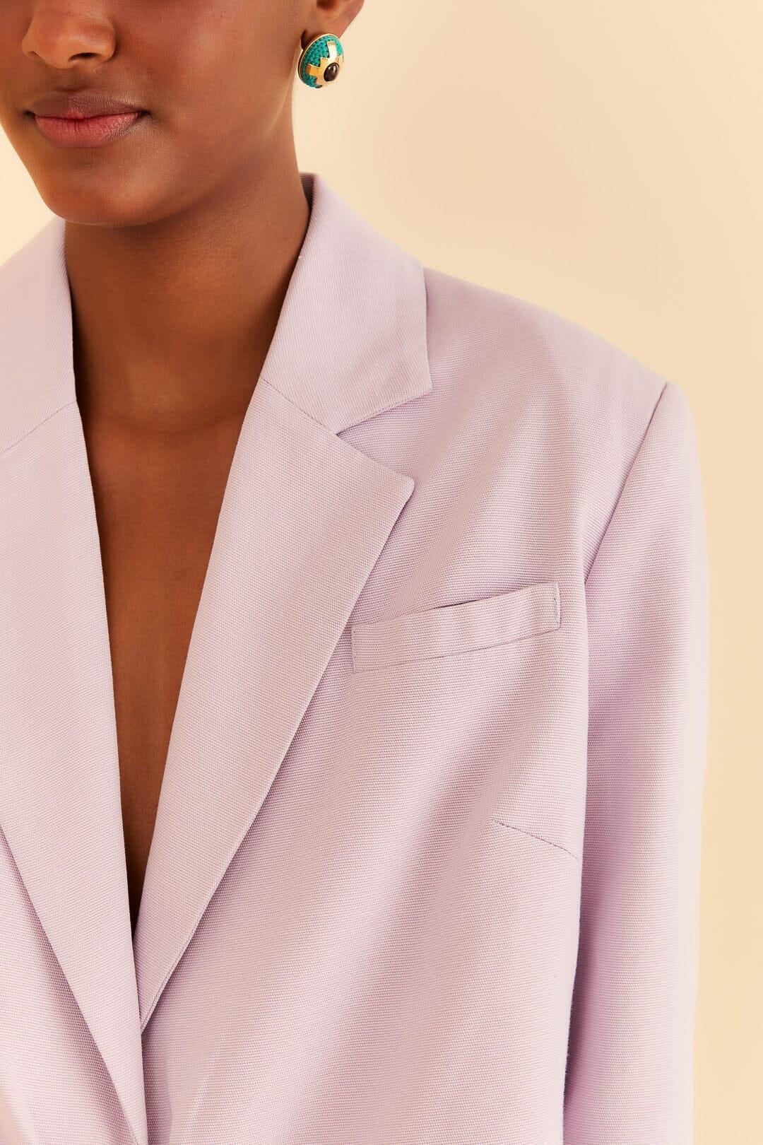 Lilac Cut Out Blazer Product Image
