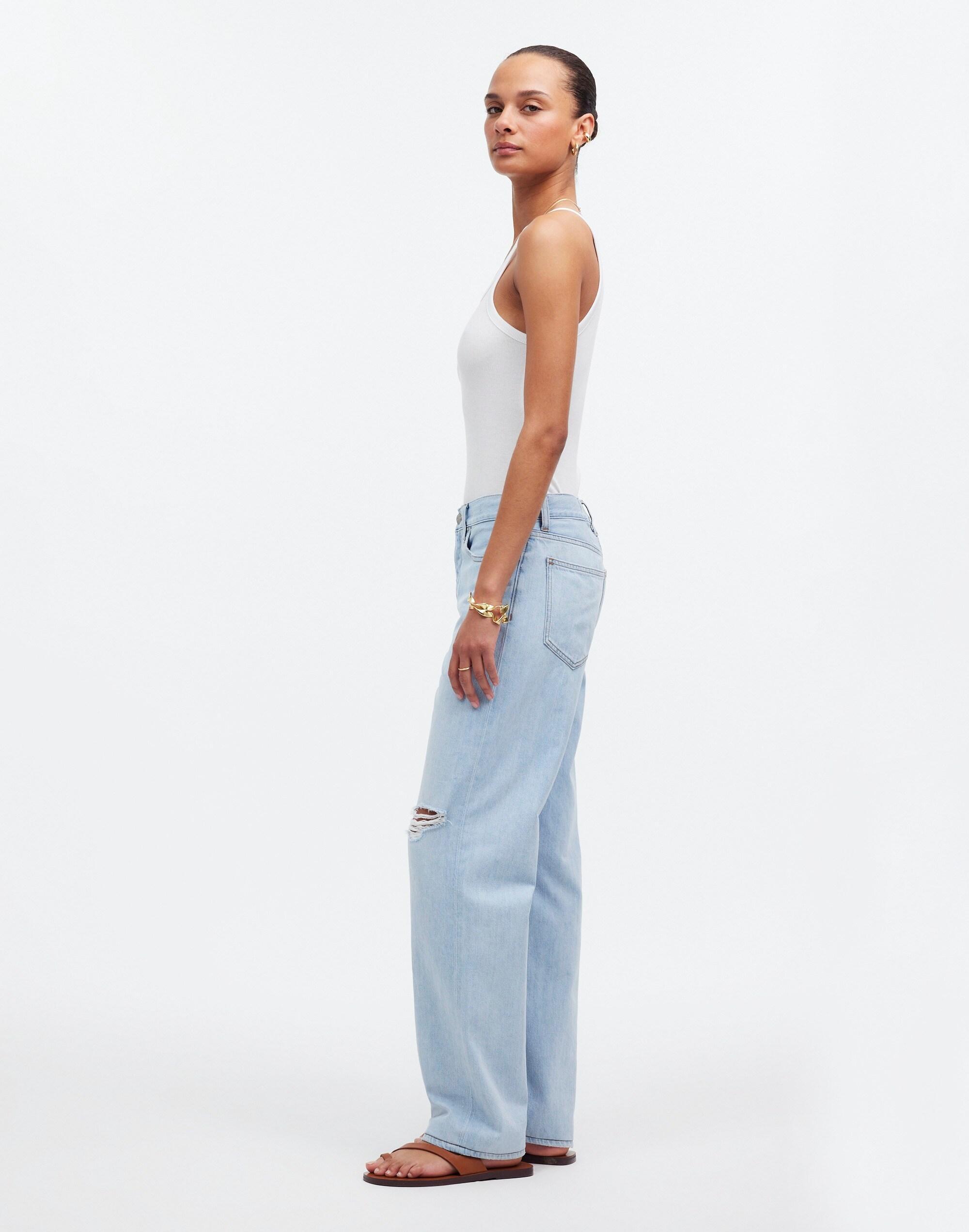 Low-Slung Straight Jeans Product Image