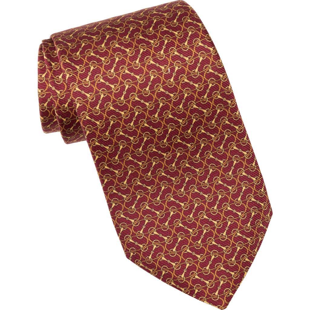 Elizabetta Palio - Printed Silk Tie for Men in Brown at Nordstrom Product Image