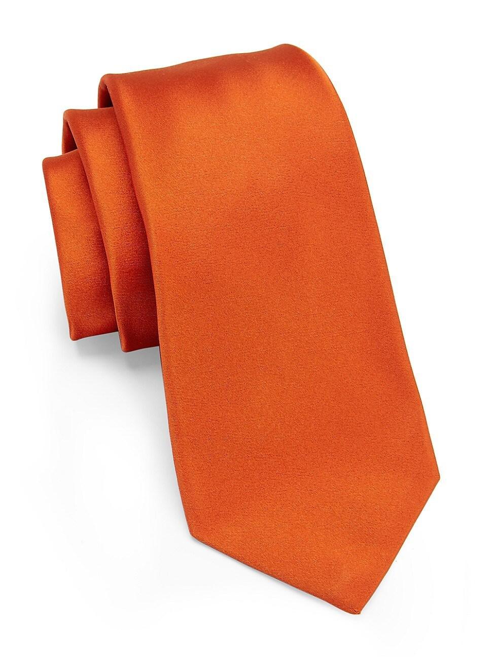 Mens COLLECTION Striped Silk Tie Product Image