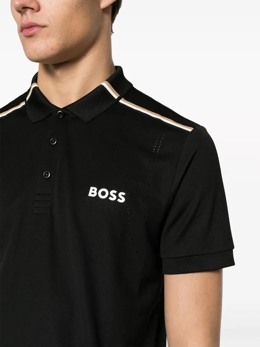 x Matteo Berrettini rubberised-logo polo shirt Product Image
