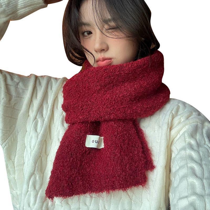 Plain Applique Scarf Product Image