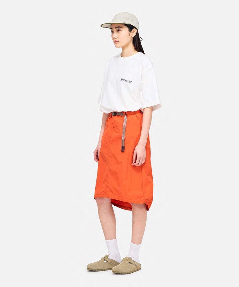 Nylon Packable Midi Skirt Female Product Image
