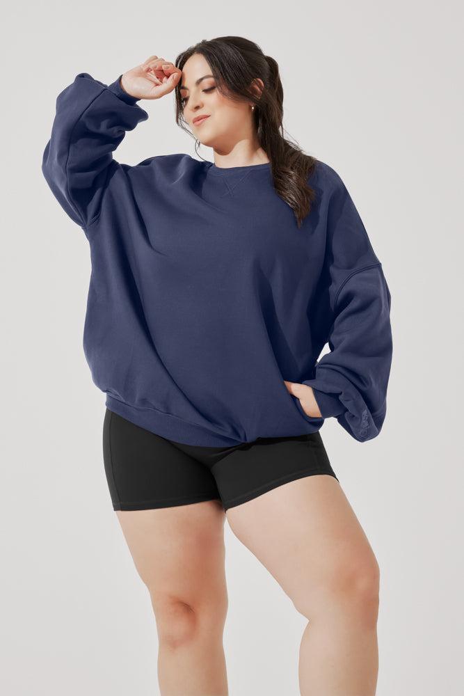 Cloud Crewneck Sweater - Merlot Product Image