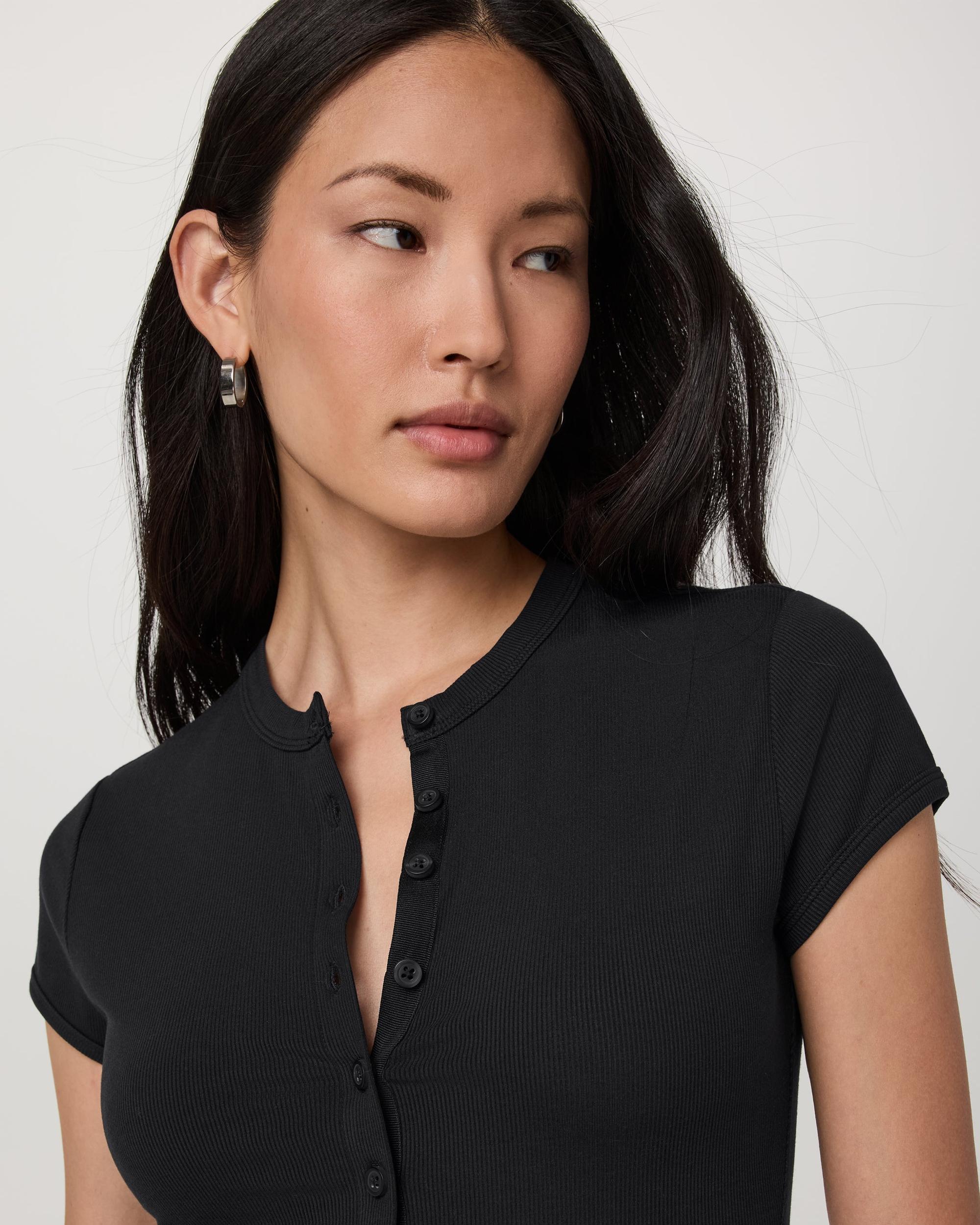 Short Sleeve Pose Button Up Product Image
