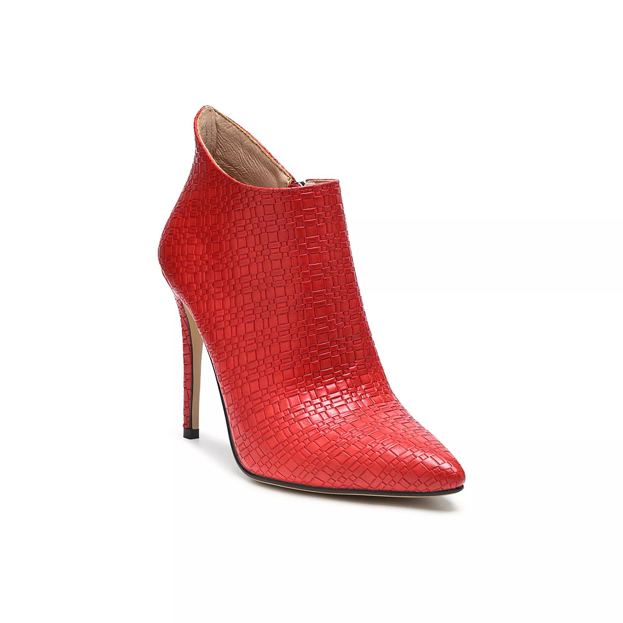 Rag & Co Lolita Women's Stiletto Ankle Boots, Size: 10, Red Product Image