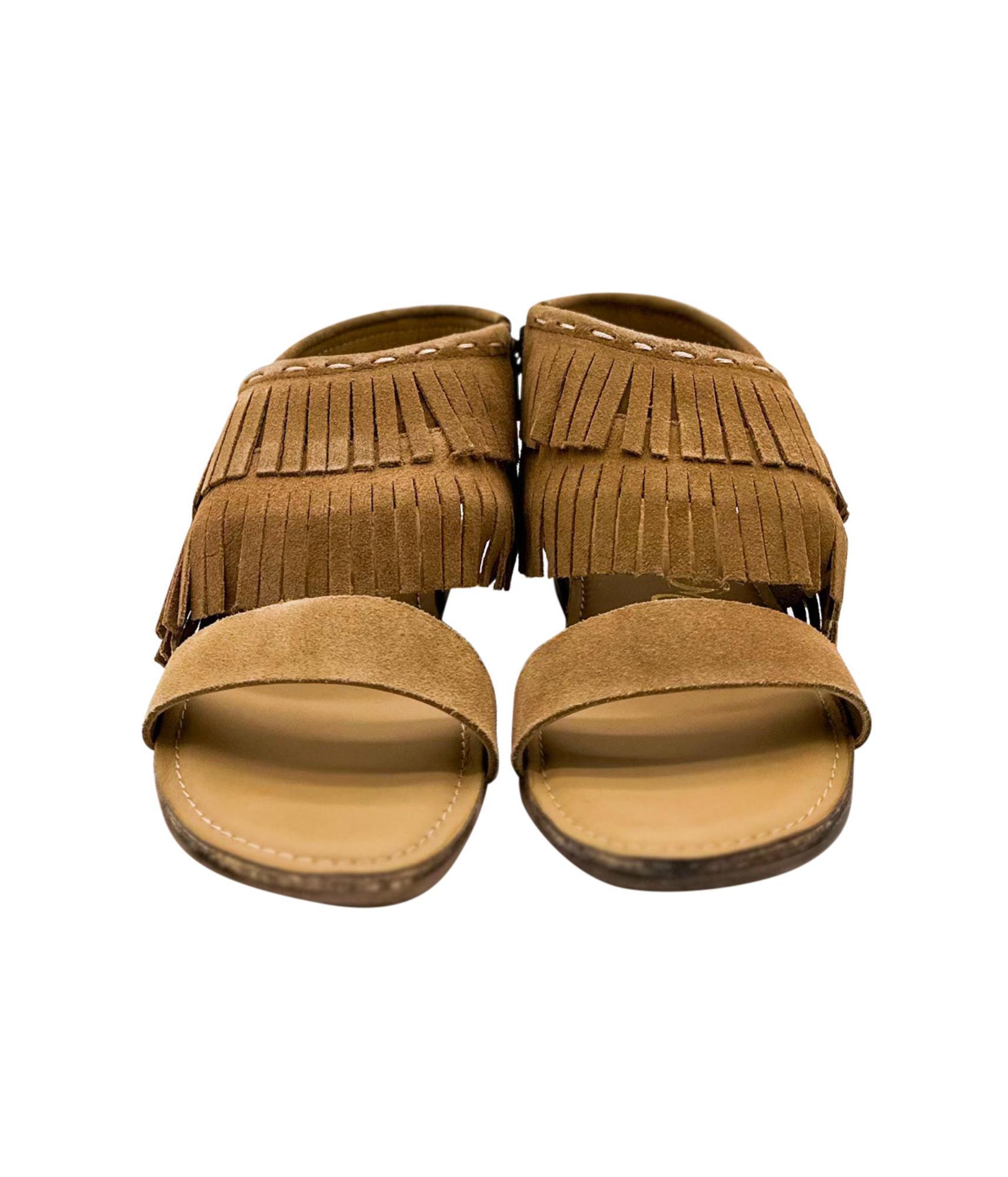 Fringe Star Sandal in Tan (Online Exclusive) Product Image