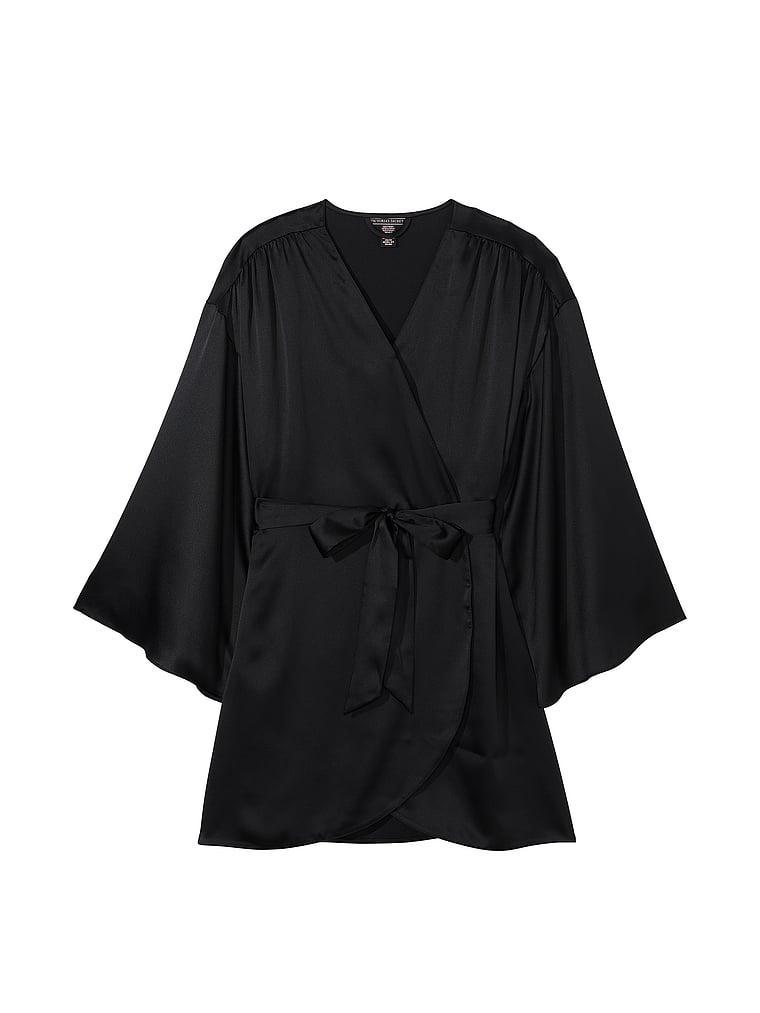 Short Satin Robe Product Image