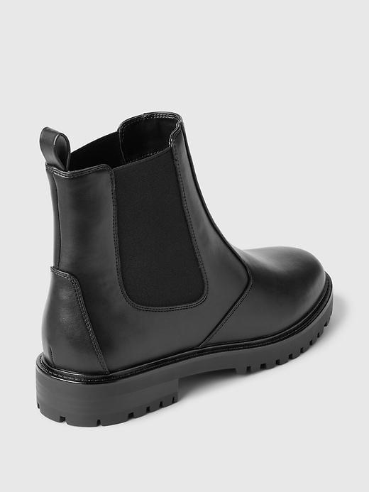 Vegan Leather Chelsea Boots Product Image
