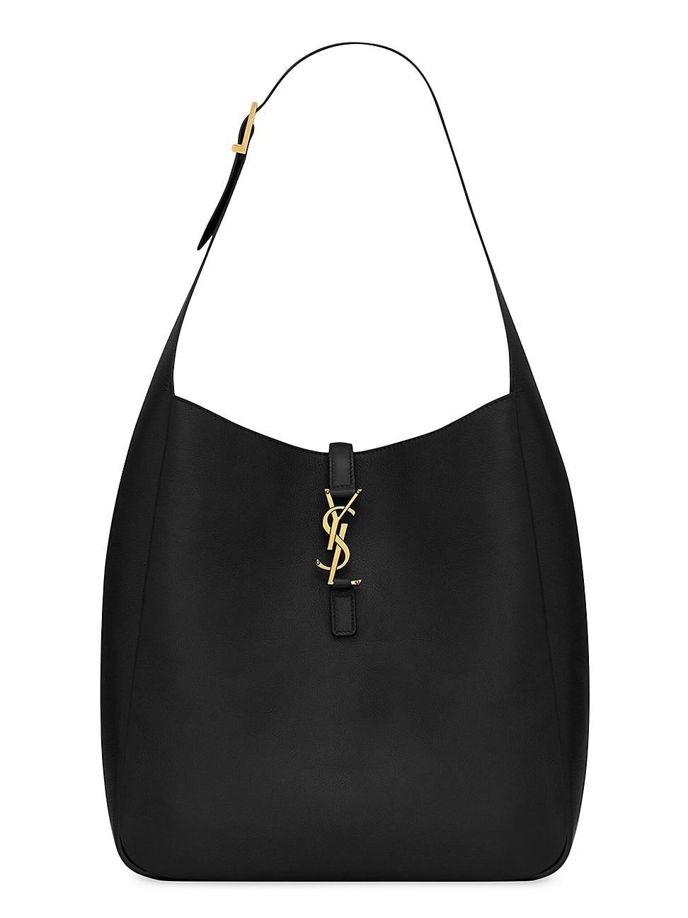 Womens Le 5  7 Supple Large Shoulder Bag in Smooth Leather Product Image