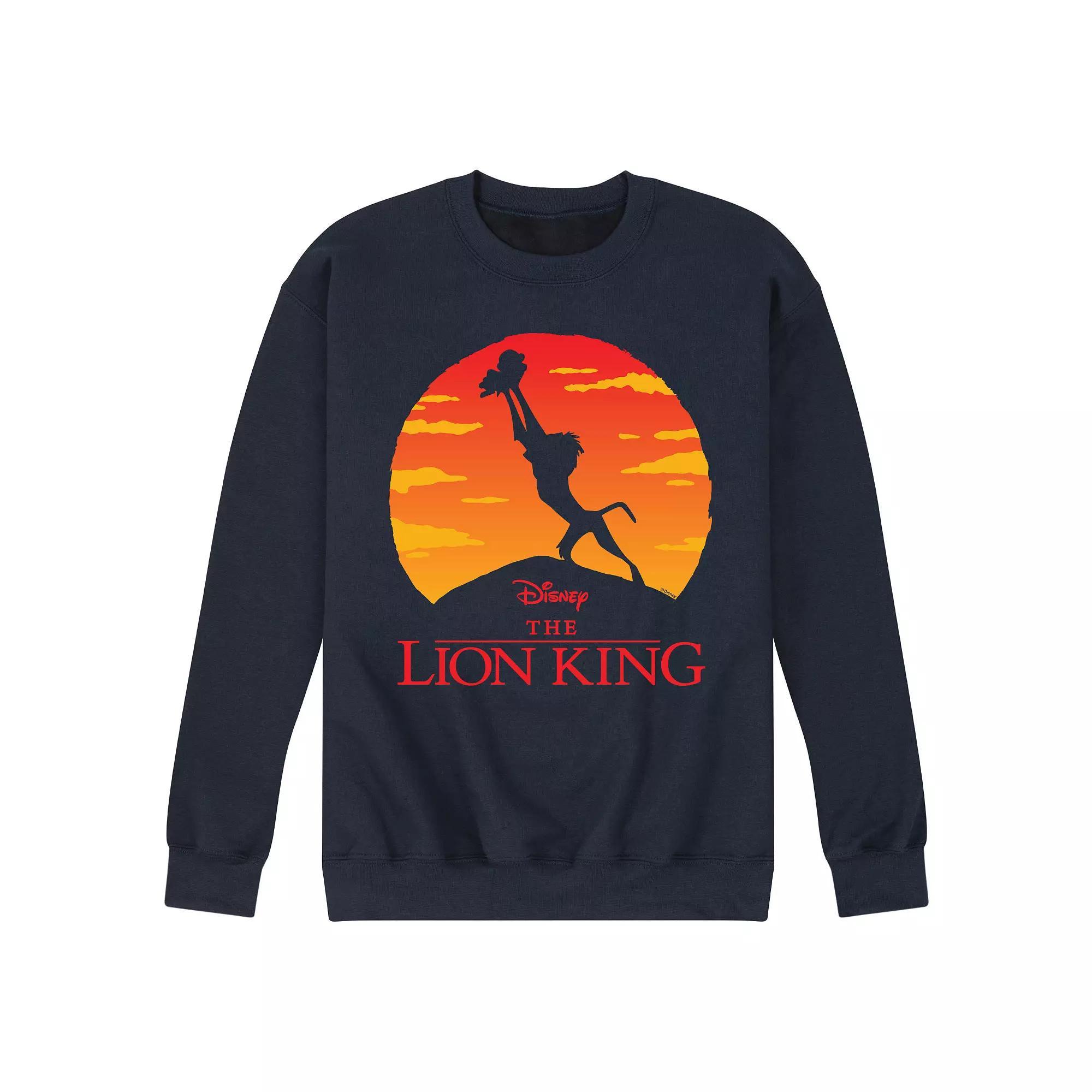 Disneys The Lion King Mens Fleece Sweatshirt Blue Product Image