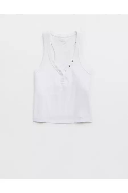 OFFLINE By Aerie Thumbs Up Heavyweight Henley Tank Top Women's Product Image