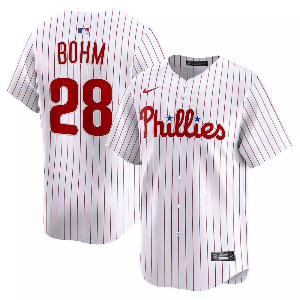 Men's Nike Bryce Harper White Philadelphia Phillies Home Limited Player Jersey, Size: Large Product Image
