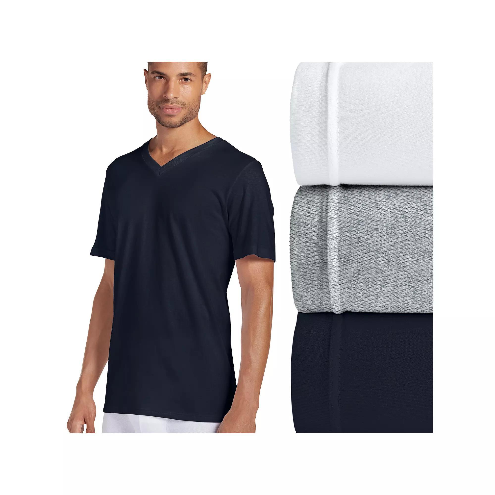 Mens Jockey Classic 3-pack V-Neck Tees Product Image