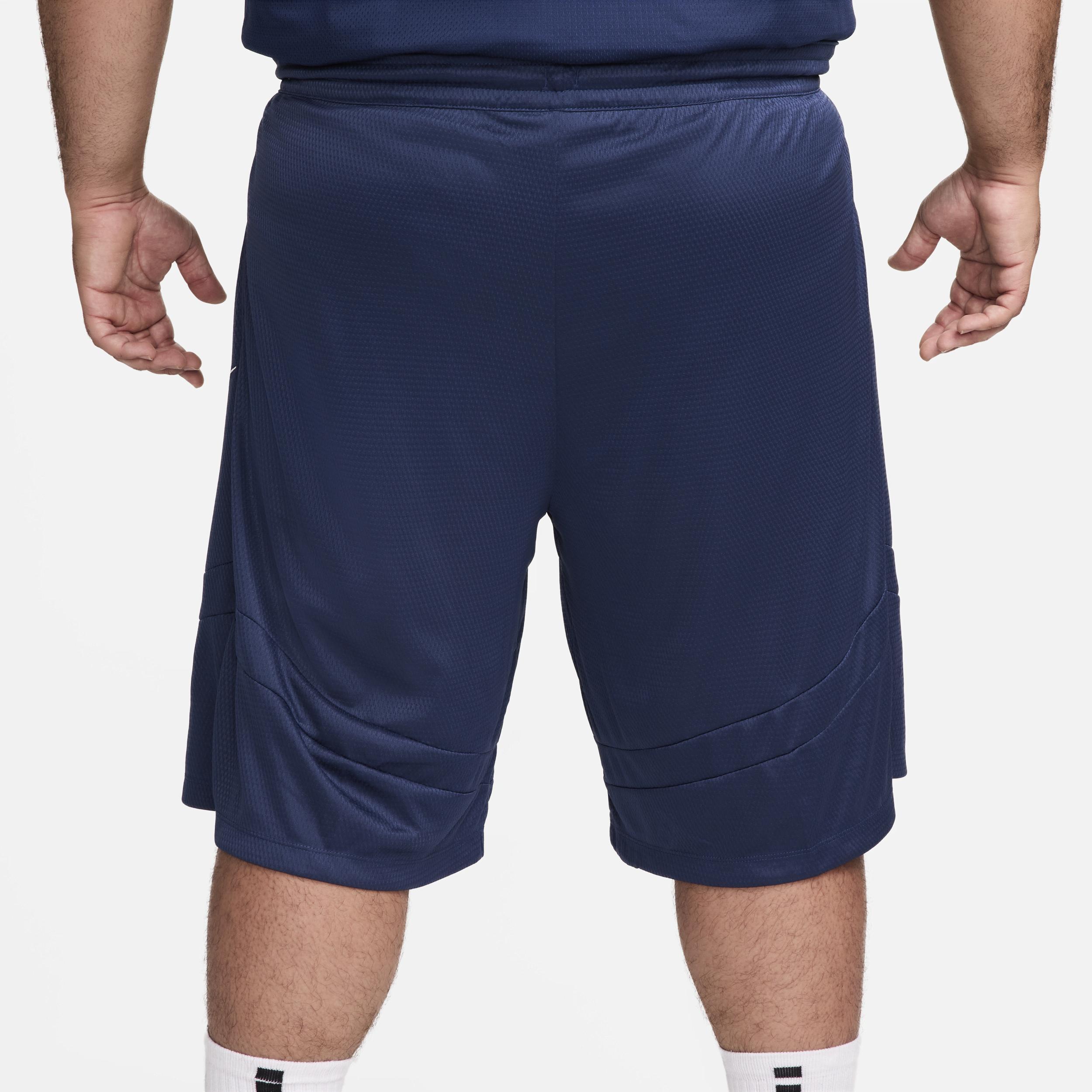 Men's Nike Dri-FIT Icon 11-in. Basketball Short, Size: XL, Black Navy Product Image