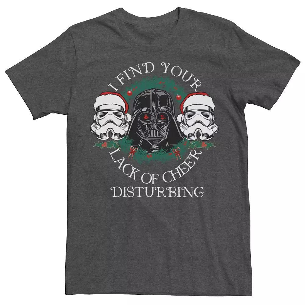 Men's Star Wars Holiday Friends Graphic Tee, Size: Large, Grey Heather Product Image
