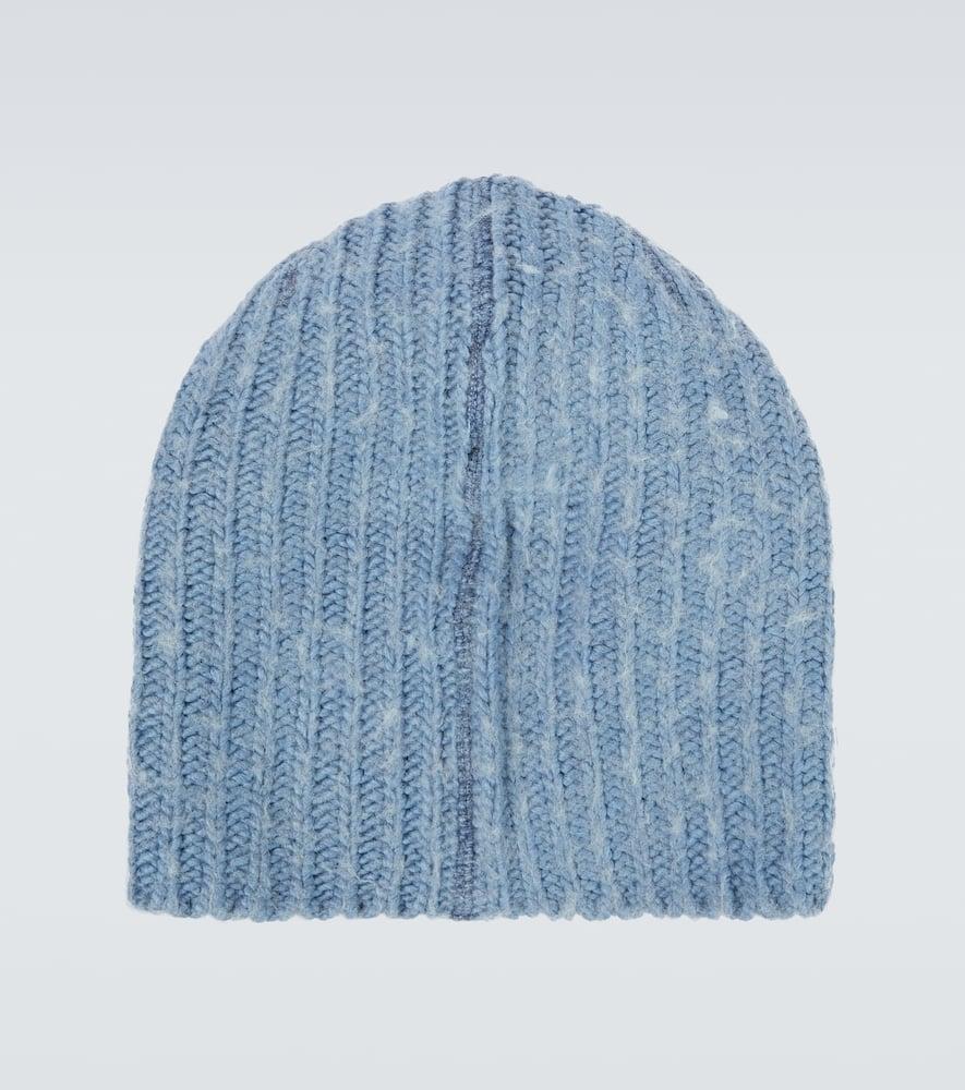 OUR LEGACY Blue Rolled Brim Beanie Product Image