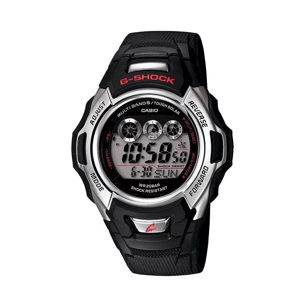 Casio Mens G-Shock Tough Solar Atomic Digital Chronograph Watch - GWM500A-1, Black Product Image