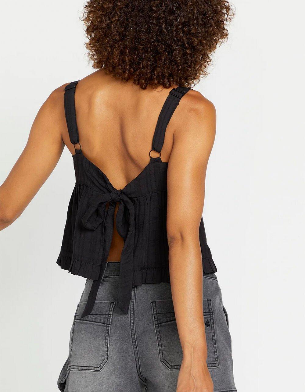 VOLCOM Day By The Bay Womens Top - BLACK Product Image