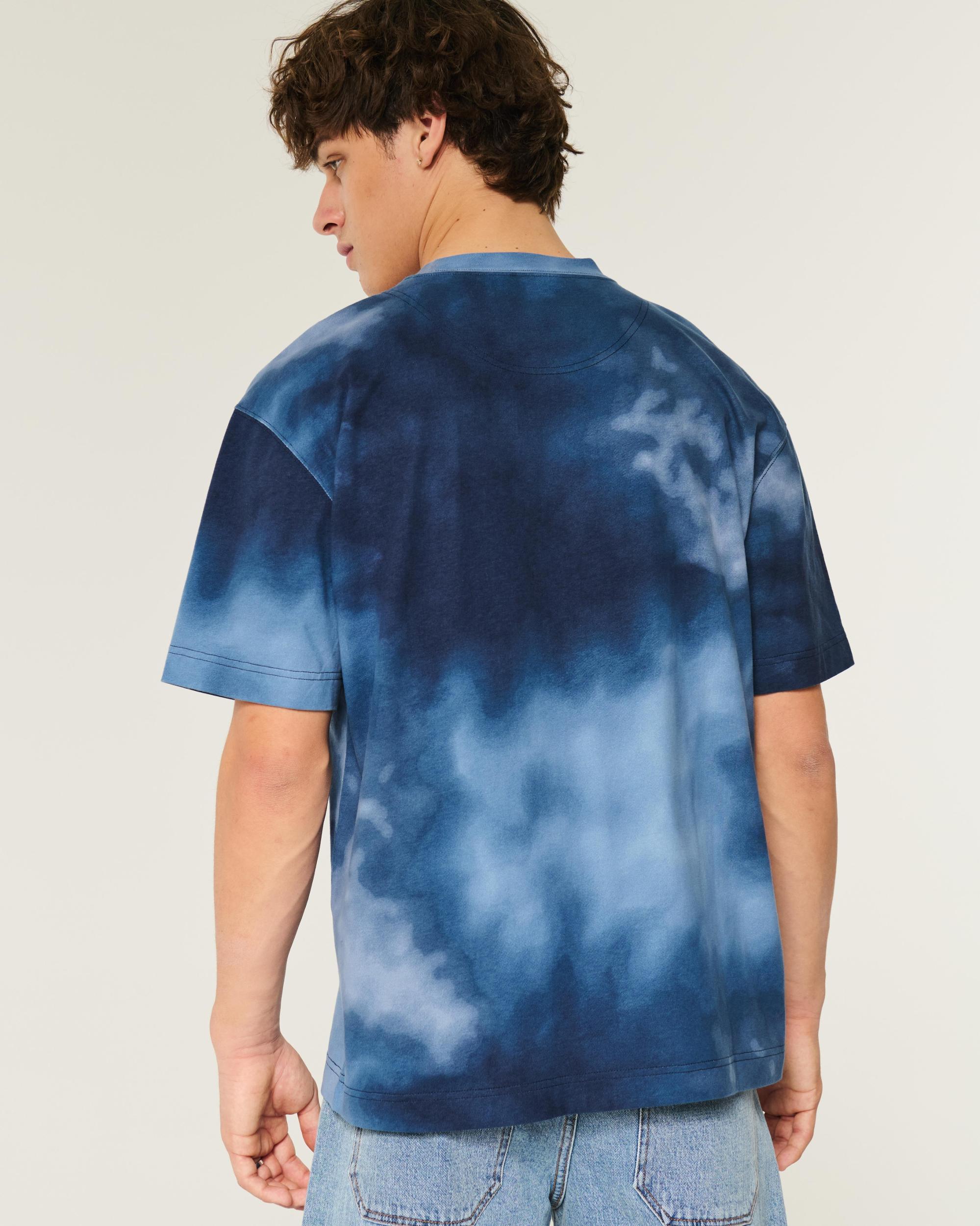 Boxy Heavyweight Washed Cotton Crew T-Shirt Product Image