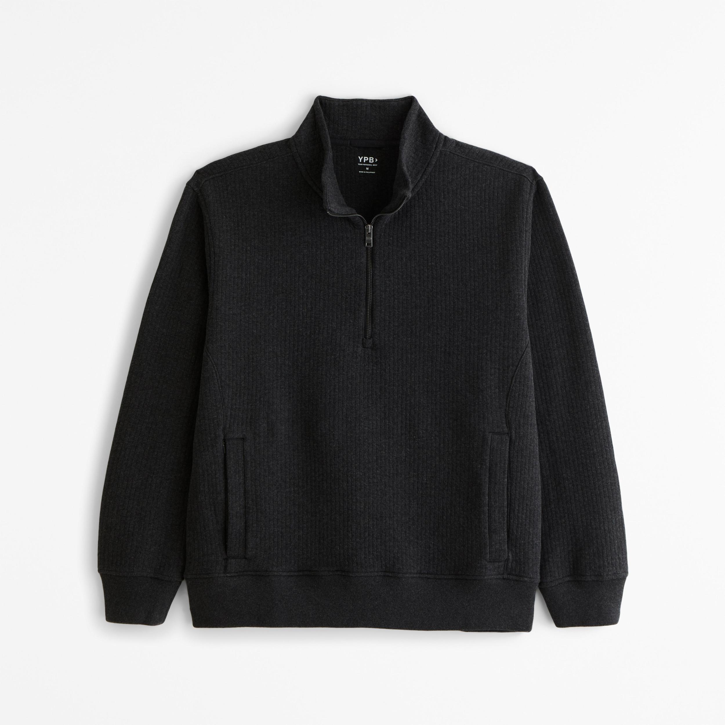 YPB Textured Ribbed Half-Zip Product Image