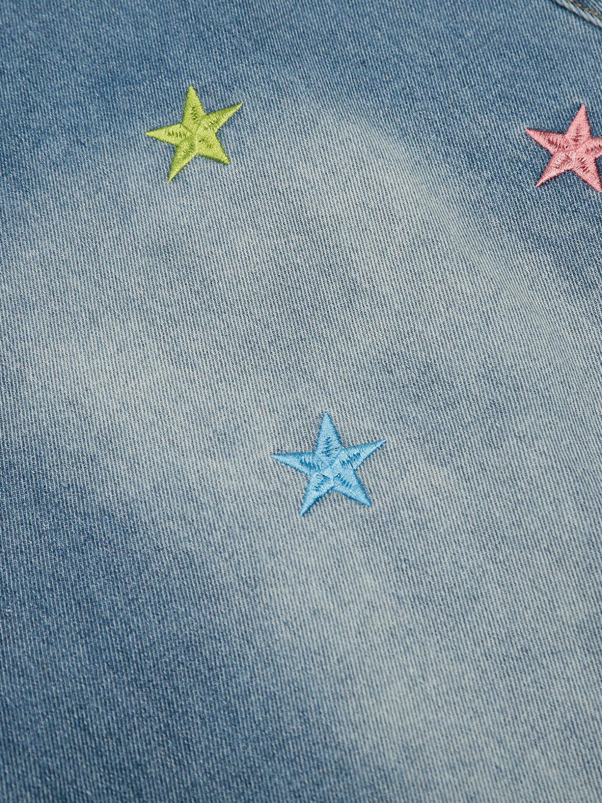 [Pre-Order] Aelfric Eden Stars Embroidery Baggy Barrel Jeans Product Image