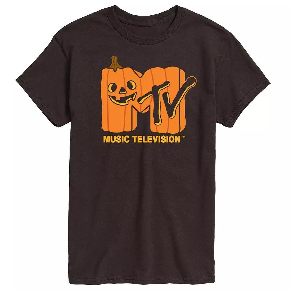 Big & Tall MTV Jack O Lantern Logo Graphic Tee, Mens Product Image