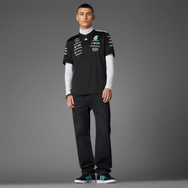 adidas MERCEDES - AMG PETRONAS FORMULA ONE TEAM DRIVER JERSEY Black S Mens Product Image
