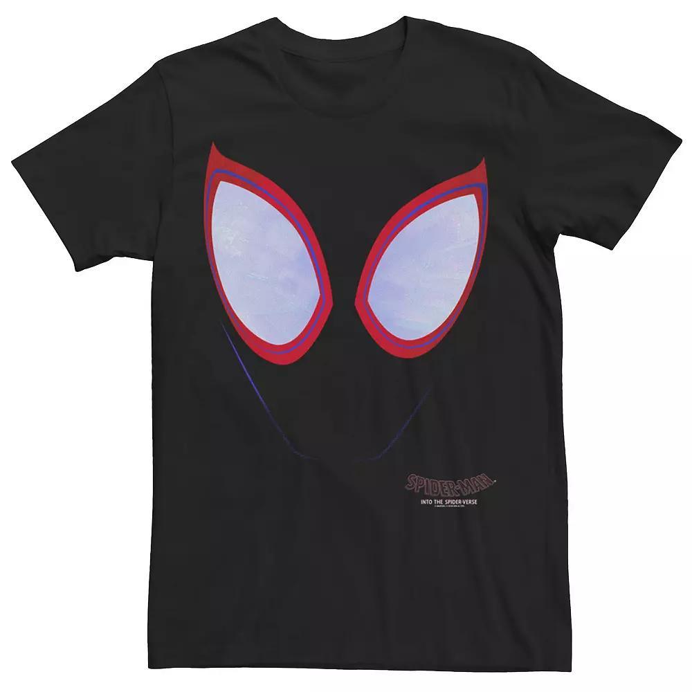Men's Marvel Spider-Man Eyes Portrait Graphic Tee, Size: XXL, Black Product Image