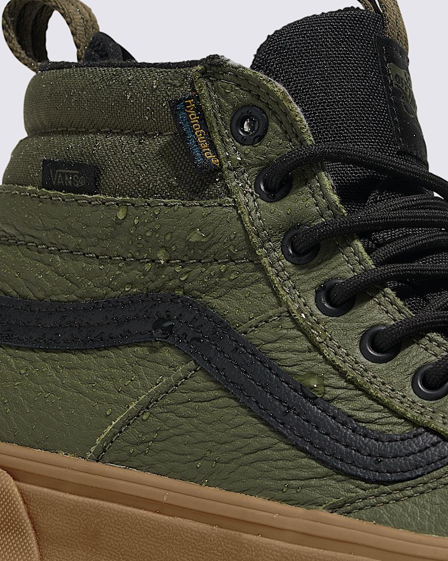 MTE Sk8-Hi Waterproof Insulated Shoe in Grape Leaf Green / Gum| Vans US Product Image