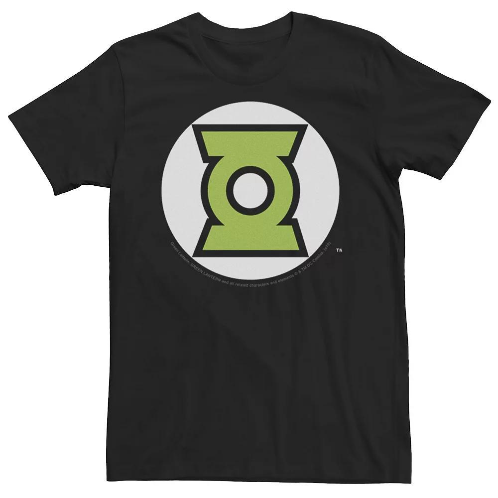 Men's Green Lantern Vintage Logo Fleece, Size: XXL, Black Product Image