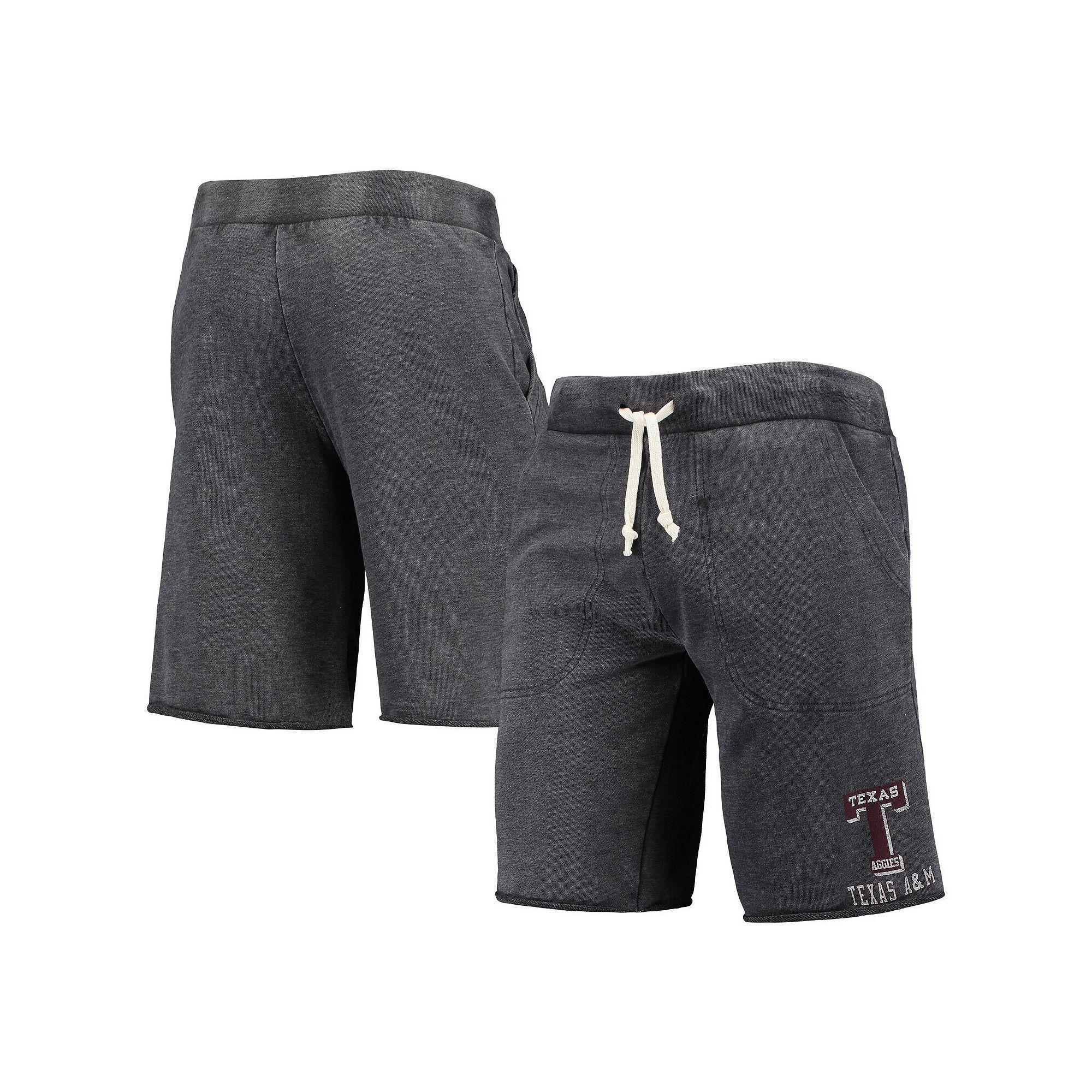 Mens Heathered Black Alternative Apparel Texas A&M Aggies Victory Lounge Shorts Product Image